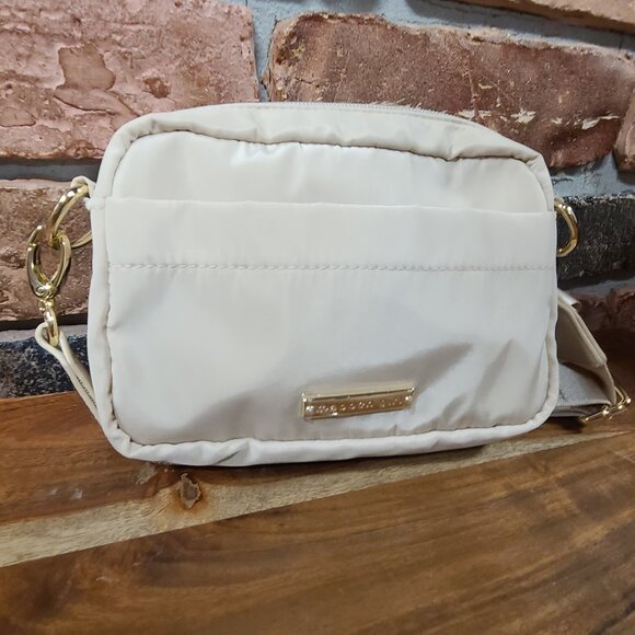 Madden Girl Handbags - Madden Girl Crossbody Brand New, Creamy Beige color, Gold metal accents.